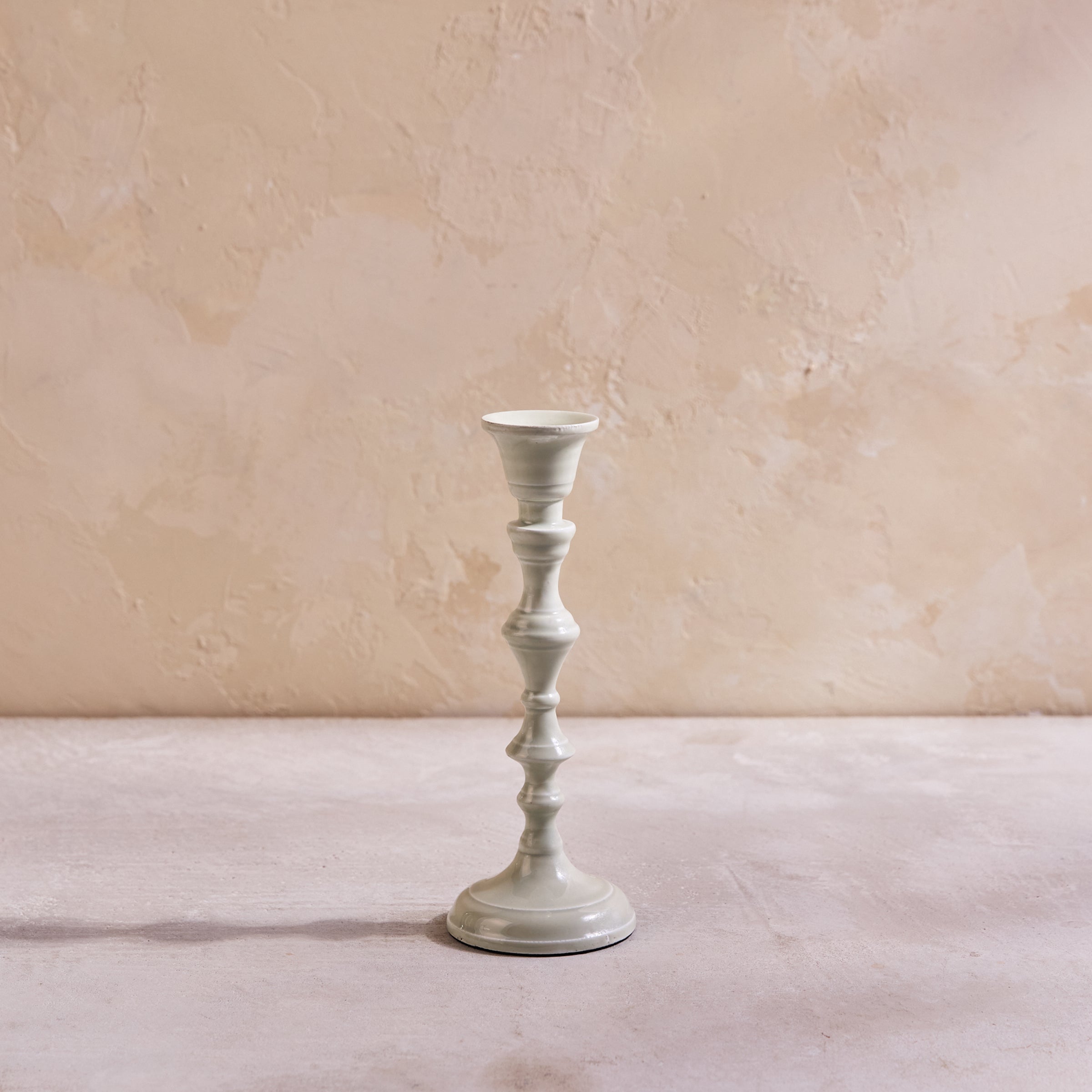 Nera Light Green Candle Holder, Small